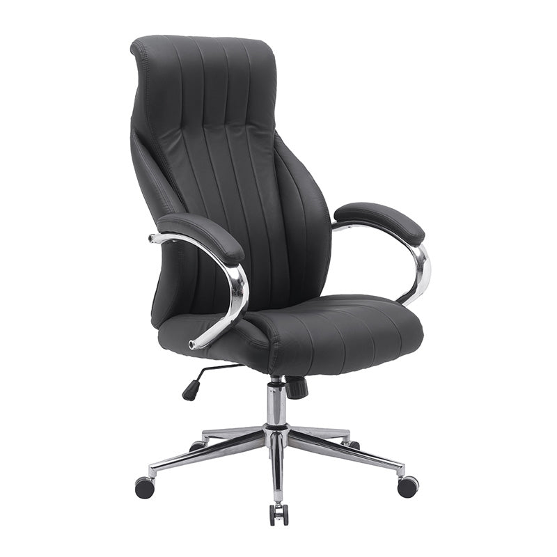 A8960 ΜΑΥΡΗ ΠΟΛΥΘΡΟΝΑ ΓΡΑΦΕΙΟΥ 65X72X49-120/58-129εκ.
