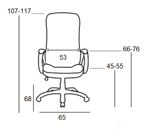 A9350 ΚΑΦΕ ΠΟΛΥΘΡΟΝΑ ΓΡΑΦΕΙΟΥ 65Χ68X45-107/55-117εκ.