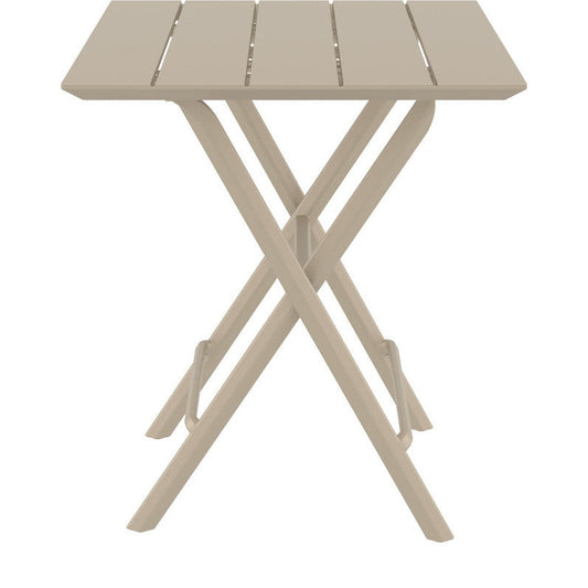 HELEN TAUPE ΤΡΑΠΕΖΙ ΠΤΥΣ/ΝΟ ΠΟΛ/ΝΙΟΥ 60x60x74