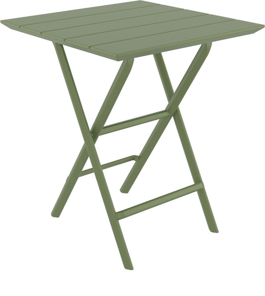 HELEN OLIVE GREEN ΤΡΑΠΕΖΙ ΠΤΥΣ/ΝΟ ΠΟΛ/ΝΙΟΥ 60x60x74