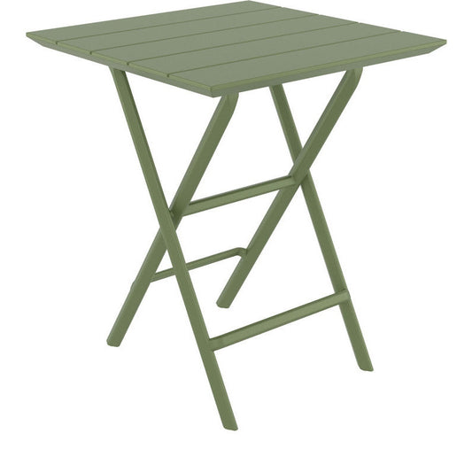 HELEN OLIVE GREEN ΤΡΑΠΕΖΙ ΠΤΥΣ/ΝΟ ΠΟΛ/ΝΙΟΥ 60x60x74