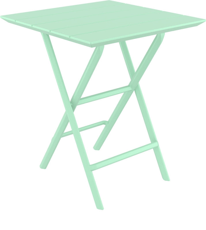 HELEN OPALINE GREEN FOLDING TABLE 60x60x74