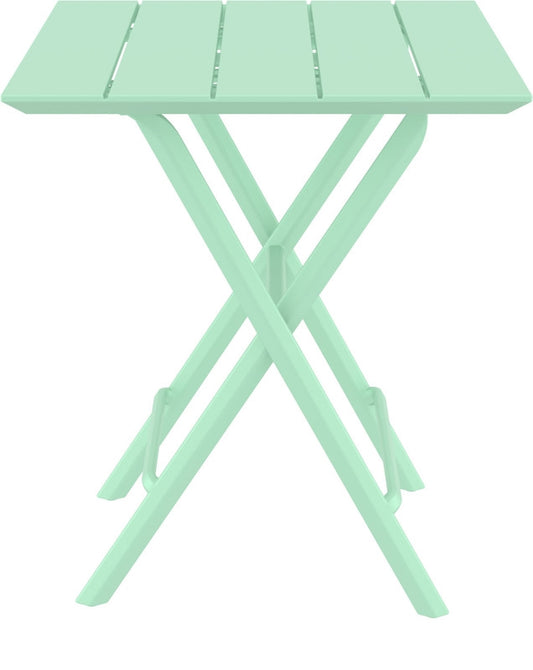 HELEN OPALINE GREEN ΤΡΑΠΕΖΙ ΠΤΥΣ/ΝΟ ΠΟΛ/ΝΙΟΥ 60x60x74