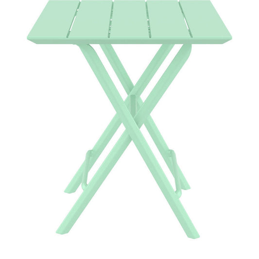 HELEN OPALINE GREEN ΤΡΑΠΕΖΙ ΠΤΥΣ/ΝΟ ΠΟΛ/ΝΙΟΥ 60x60x74