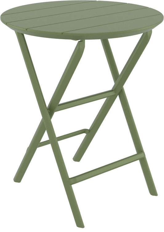 HELEN OLIVE GREEN ΤΡΑΠΕΖΙ ΠΤΥΣ/ΝΟ ΠΟΛ/ΝΙΟΥ Φ60x74