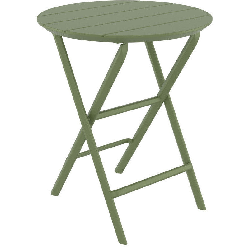 HELEN OLIVE GREEN ΤΡΑΠΕΖΙ ΠΤΥΣ/ΝΟ ΠΟΛ/ΝΙΟΥ Φ60x74