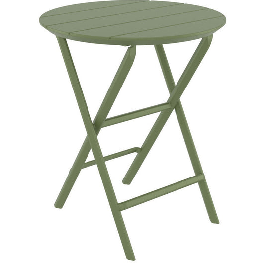 HELEN OLIVE GREEN ΤΡΑΠΕΖΙ ΠΤΥΣ/ΝΟ ΠΟΛ/ΝΙΟΥ Φ60x74