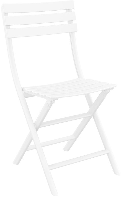 HELEN FOLDING WHITE POLYPROPYLENE CHAIR 42x47x83