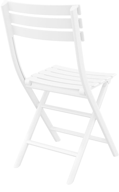 HELEN FOLDING WHITE POLYPROPYLENE CHAIR 42x47x83
