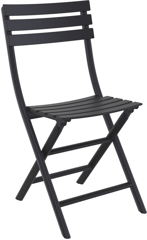 HELEN FOLDING BLACK CHAIR 42x47x83