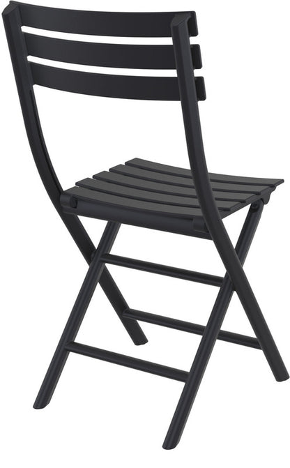 HELEN FOLDING BLACK CHAIR 42x47x83