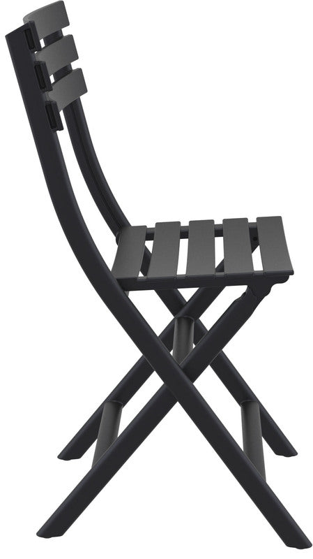 HELEN FOLDING BLACK CHAIR 42x47x83