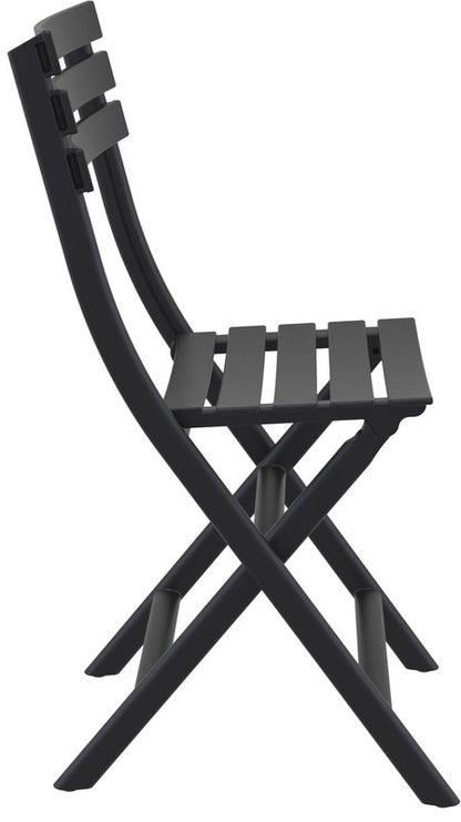 HELEN FOLDING BLACK CHAIR 42x47x83