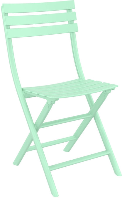 HELEN FOLDING OPALINE GREEN POL/NYLON CHAIR 42x47x83