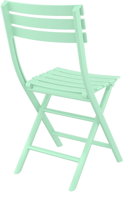 HELEN FOLDING OPALINE GREEN POL/NYLON CHAIR 42x47x83