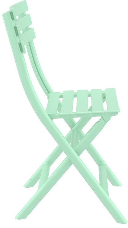 HELEN FOLDING OPALINE GREEN POL/NYLON CHAIR 42x47x83