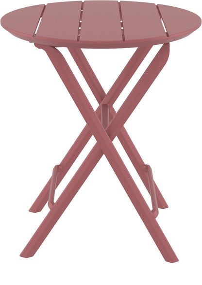 HELEN MARSALA FOLDING TABLE POLYETHYLENE D60x74