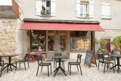 PARIS BLACK ΤΡΑΠΕΖΙ ΠΟΛ/ΝΙΟΥ 70x70x74