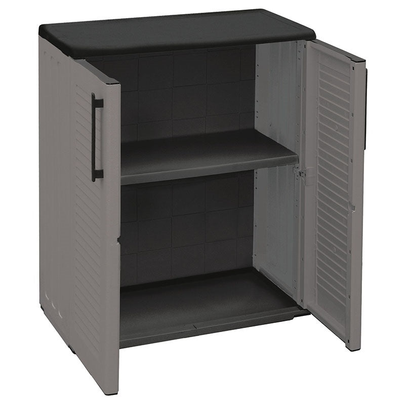 PLASTIC WARDROBE ITALY TWO-DOOR 1 SHELF 68x37x84