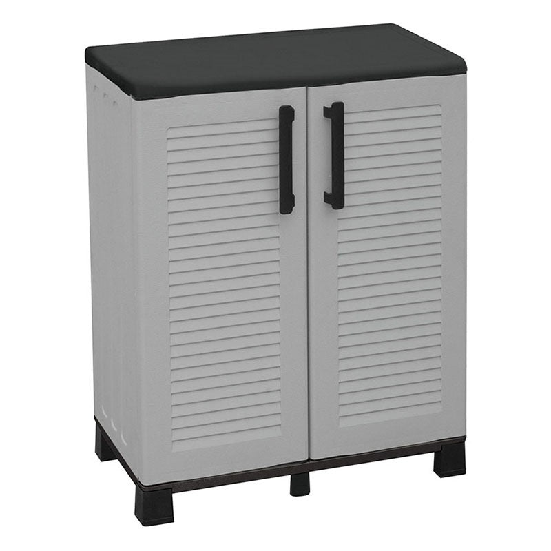 PLASTIC WARDROBE ITALY TWO-DOOR 1 SHELF 68x37x90