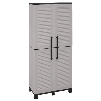 ITALIAN PLASTIC WARDROBE TWO-DOOR 3 SHELVES 68x37x169