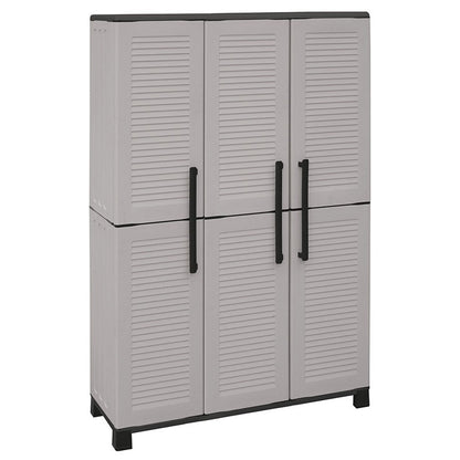 ITALIAN PLASTIC WARDROBE 3 DOORS 3 SHELVES 102x37x169