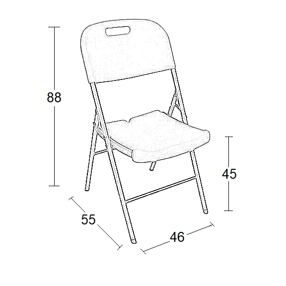 FANAL PLUS ΚΑΡΕΚΛΑ CATERING ΠΤΥΣΣΟΜΕΝΗ 46x55x45-88