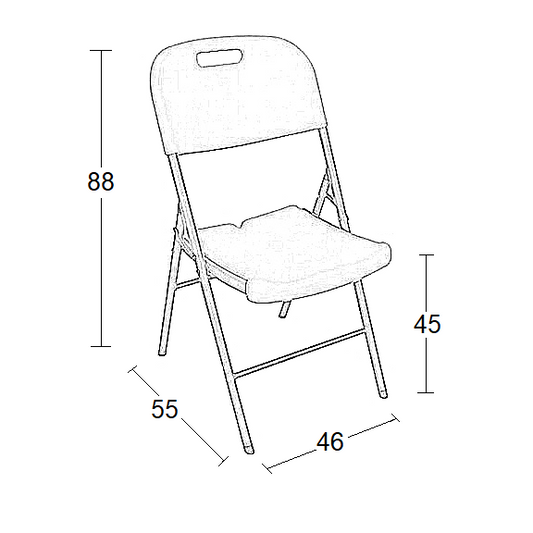 FANAL PLUS ΚΑΡΕΚΛΑ CATERING ΠΤΥΣΣΟΜΕΝΗ 46x55x45-88