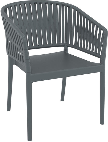 PORTOFINO DARK GREY ΠΟΛΥΘΡΟΝΑ ΠΟΛ/ΝΙΟΥ 58x58x80