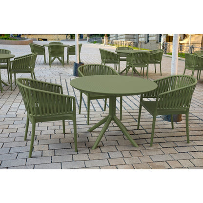PORTOFINO OLIVE GREEN ΠΟΛΥΘΡΟΝΑ ΠΟΛ/ΝΙΟΥ 58x58x80