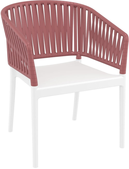 PORTOFINO WHITE/MARSALA ΠΟΛΥΘΡΟΝΑ ΠΟΛ/ΝΙΟΥ 58x58x80