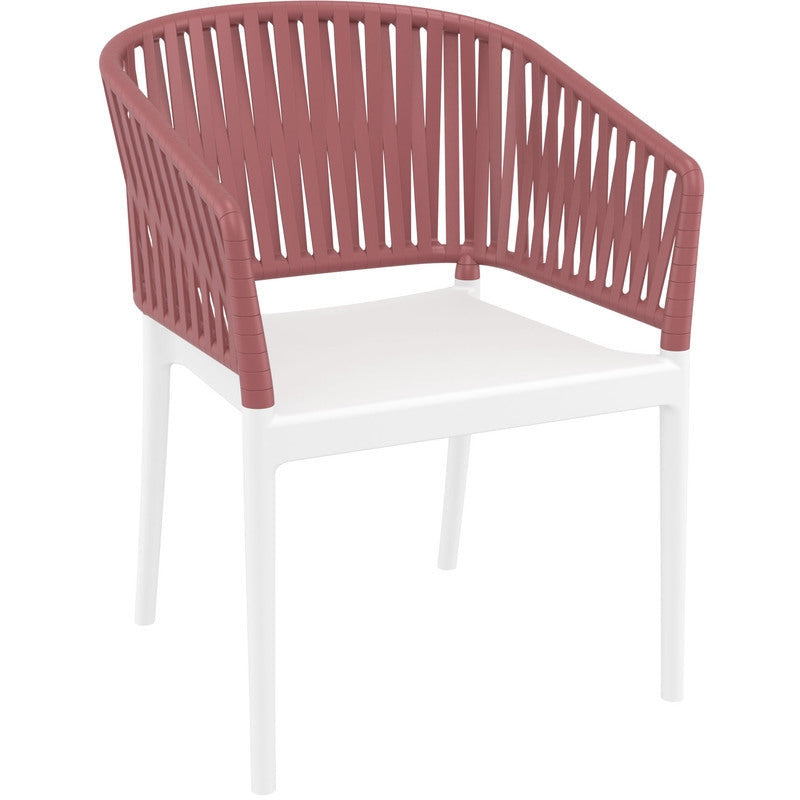 PORTOFINO WHITE/MARSALA ΠΟΛΥΘΡΟΝΑ ΠΟΛ/ΝΙΟΥ 58x58x80
