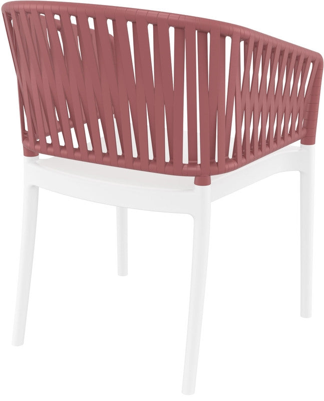 PORTOFINO WHITE/MARSALA ΠΟΛΥΘΡΟΝΑ ΠΟΛ/ΝΙΟΥ 58x58x80