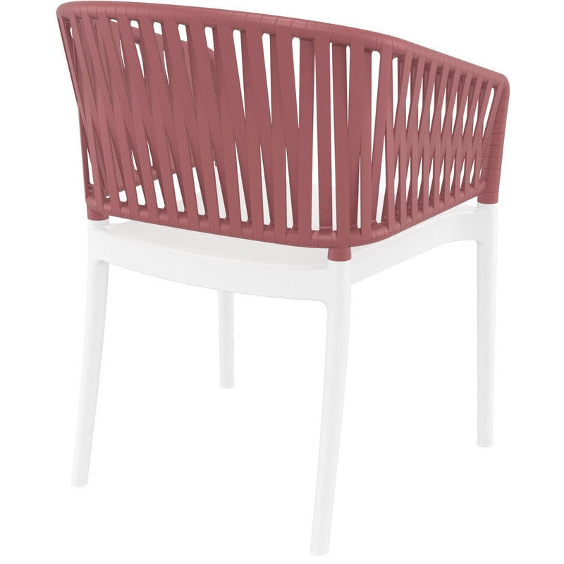 PORTOFINO WHITE/MARSALA ΠΟΛΥΘΡΟΝΑ ΠΟΛ/ΝΙΟΥ 58x58x80