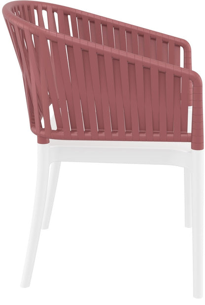 PORTOFINO WHITE/MARSALA ΠΟΛΥΘΡΟΝΑ ΠΟΛ/ΝΙΟΥ 58x58x80