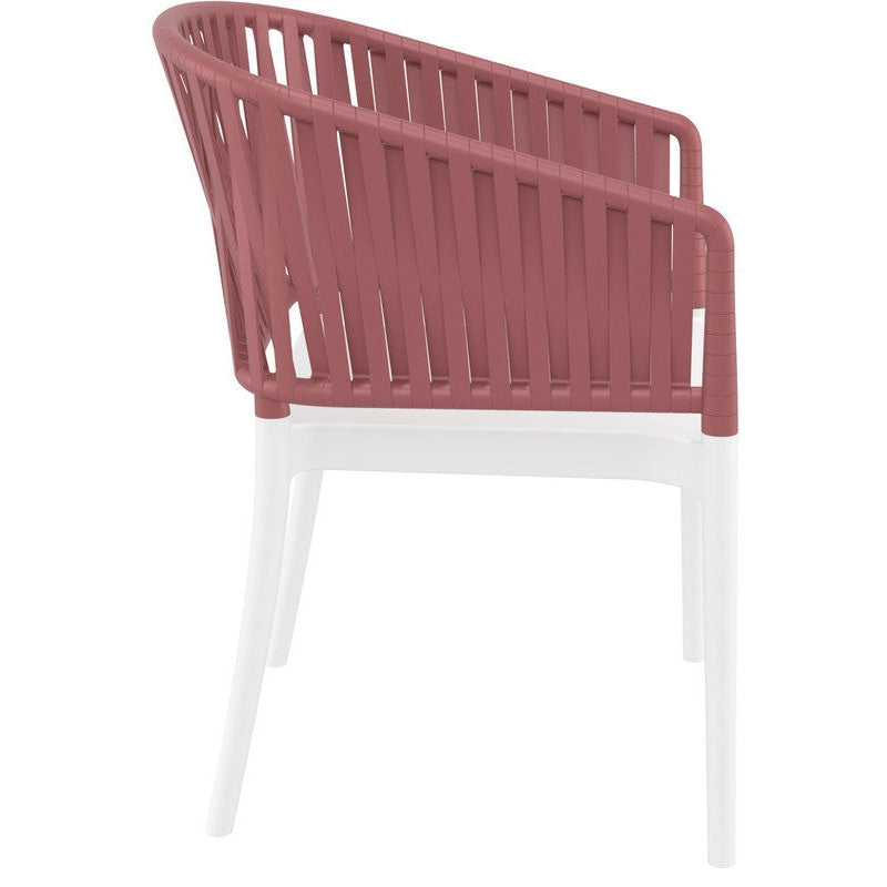 PORTOFINO WHITE/MARSALA ΠΟΛΥΘΡΟΝΑ ΠΟΛ/ΝΙΟΥ 58x58x80