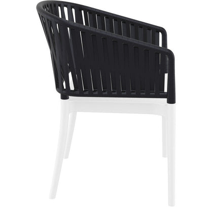 PORTOFINO WHITE/BLACK ΠΟΛΥΘΡΟΝΑ ΠΟΛ/ΝΙΟΥ 58x58x80