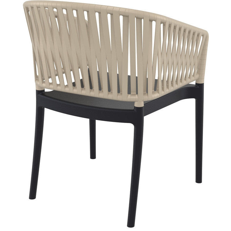 PORTOFINO BLACK/TAUPE ΠΟΛΥΘΡΟΝΑ ΠΟΛ/ΝΙΟΥ 58x58x80