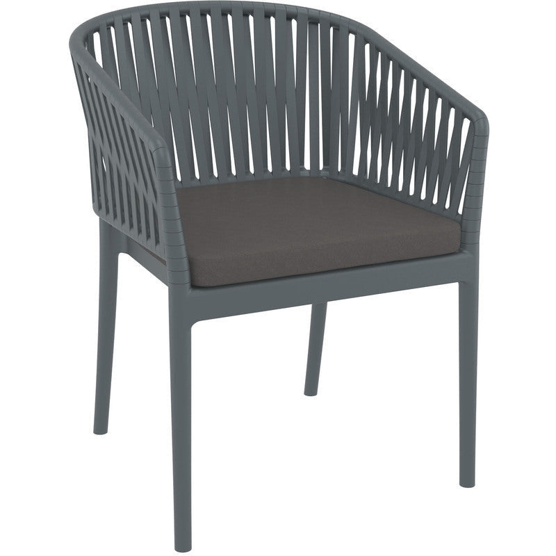 PORTOFINO ΜΑΞΙΛΑΡΙ ΚΑΘΙΣΜΑΤΟΣ DARK GREY 48x50x5
