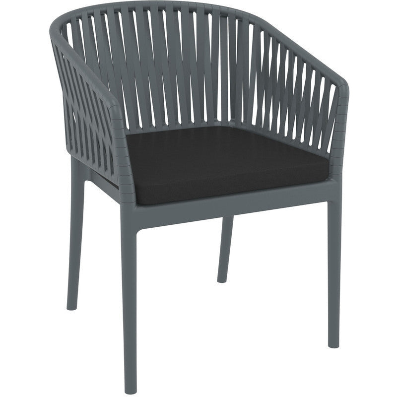PORTOFINO ΜΑΞΙΛΑΡΙ ΚΑΘΙΣΜΑΤΟΣ BLACK 48x50x5