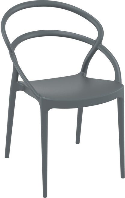 PIA DARK GREY ΚΑΡΕΚΛΑ ΠΟΛ/ΝΙΟΥ 54x56x82