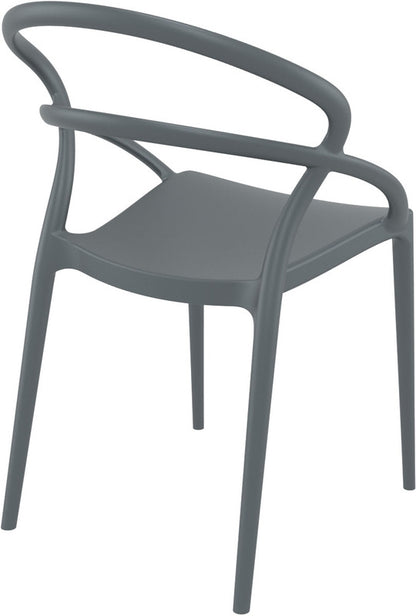 PIA DARK GREY ΚΑΡΕΚΛΑ ΠΟΛ/ΝΙΟΥ 54x56x82