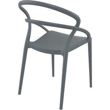 PIA DARK GREY ΚΑΡΕΚΛΑ ΠΟΛ/ΝΙΟΥ 54x56x82