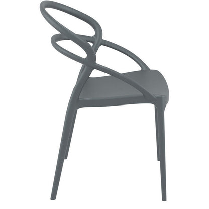 PIA DARK GREY ΚΑΡΕΚΛΑ ΠΟΛ/ΝΙΟΥ 54x56x82