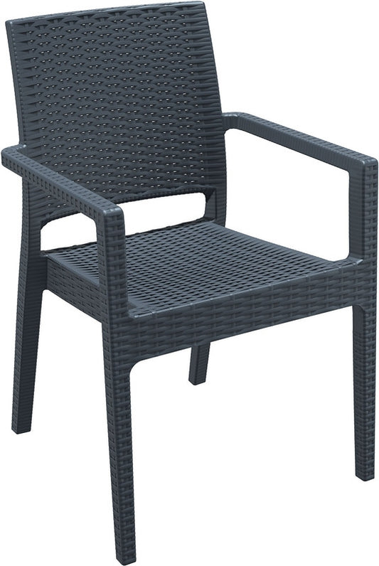 IBIZA DARK GREY ΠΟΛΥΘΡΟΝΑ ΠΟΛ/ΝΙΟΥ 58x59x87