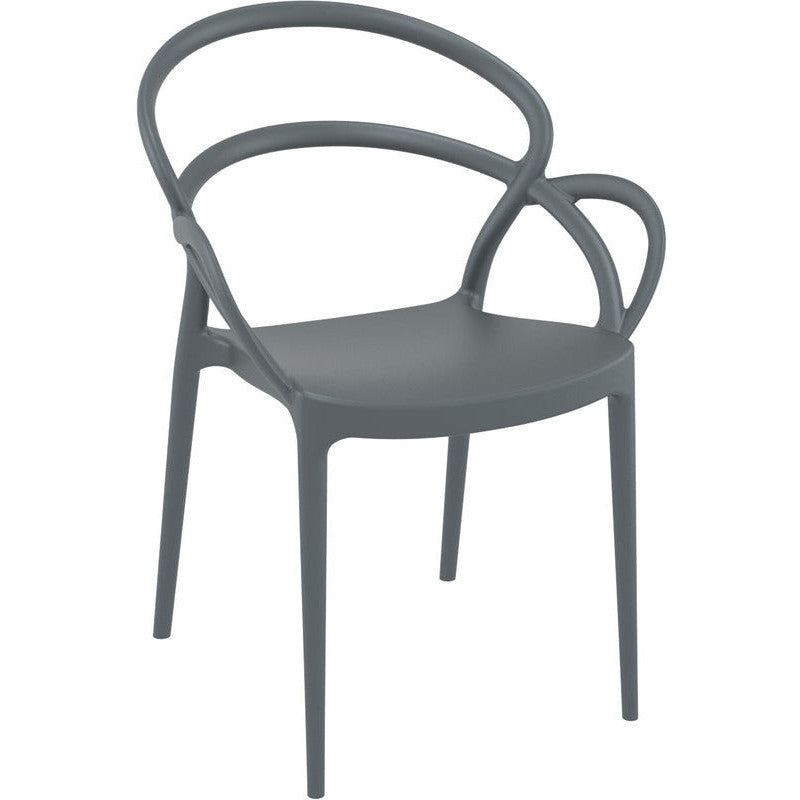 MILA DARK GREY ΠΟΛΥΘΡΟΝΑ ΠΟΛ/ΝΙΟΥ 57x56x82