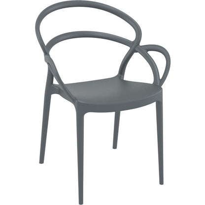 MILA DARK GREY ΠΟΛΥΘΡΟΝΑ ΠΟΛ/ΝΙΟΥ 57x56x82