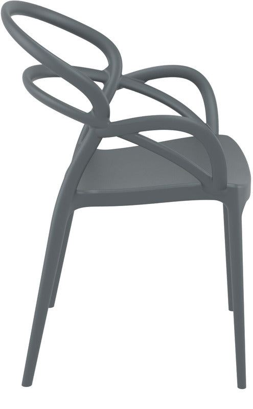 MILA DARK GREY ΠΟΛΥΘΡΟΝΑ ΠΟΛ/ΝΙΟΥ 57Χ56Χ82εκ.