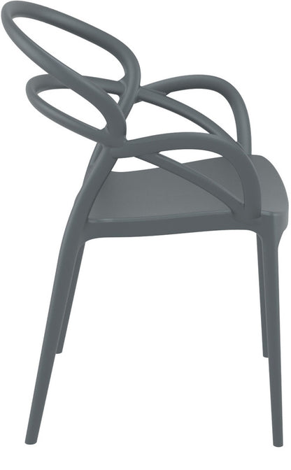MILA DARK GREY ΠΟΛΥΘΡΟΝΑ ΠΟΛ/ΝΙΟΥ 57Χ56Χ82εκ.