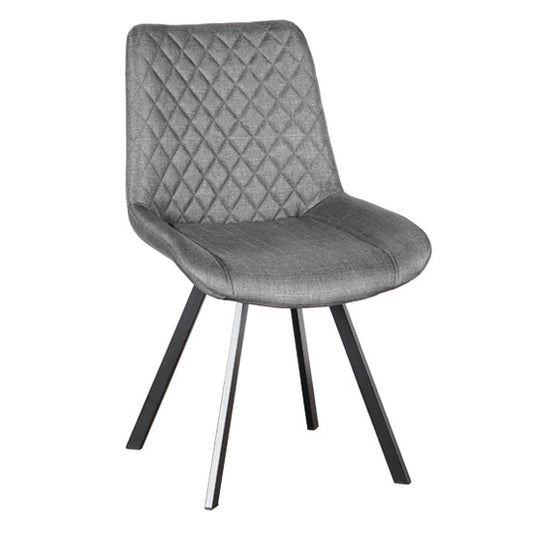 ALESIA S GREY ΥΦΑΣΜΑ ΚΑΡΕΚΛΑ ΜΕΤΑΛΛΙΚΗ 53X61X86εκ.